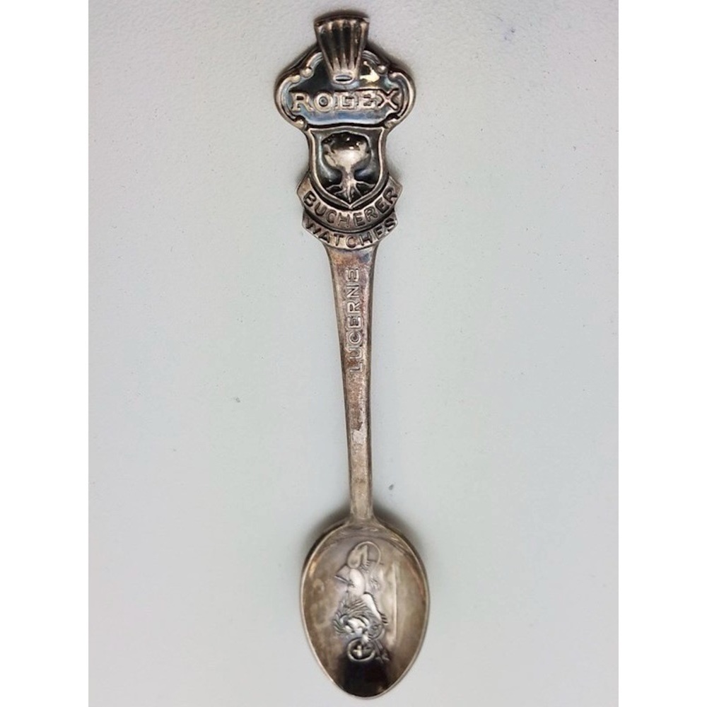 Silver Vintage Authentic Collectors Rolex Spoon